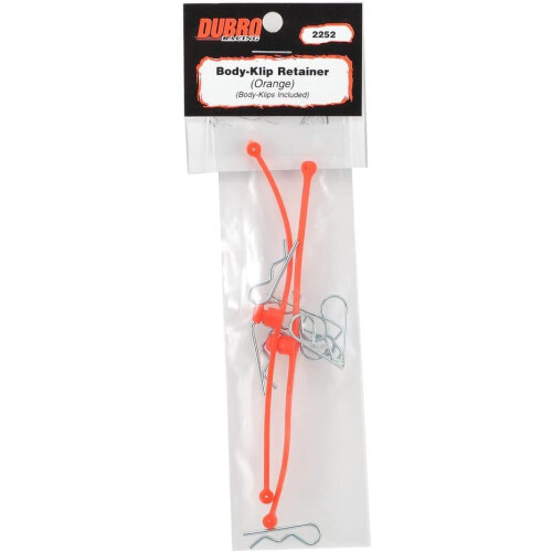 Du-Bro 2252 oranje bodykliphouder (2-pack) 2