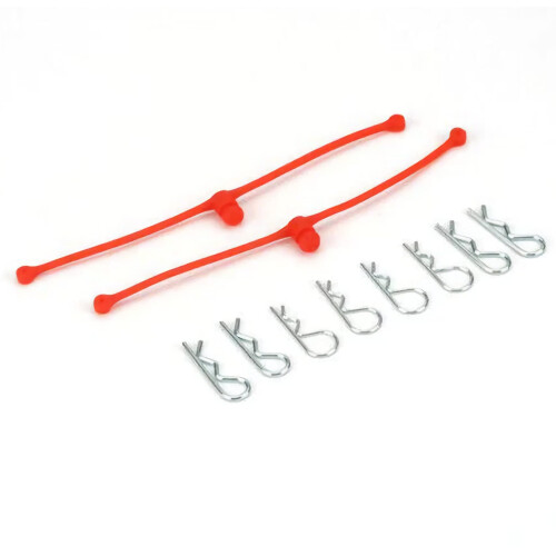 Du-Bro 2252 oranje bodykliphouder (2-pack)
