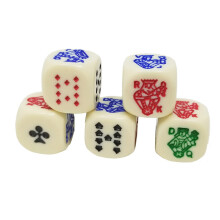 DA VINCI 6 Sided Poker Dice