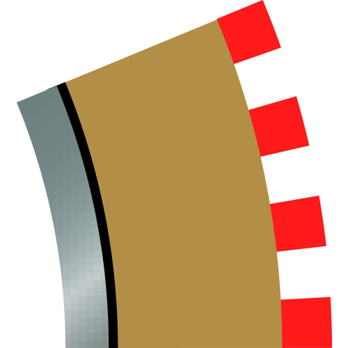 Scalextric Scalextric C8280 Borders Tan Inner Radius - 22.5 Degrees
