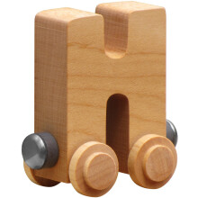 NameTrains Clear Finish Letter Car - Made in USA (H)
