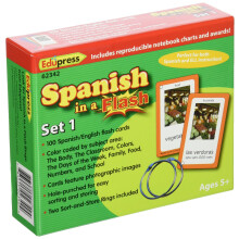 Edupress Espa   ol en Tarjetas Flash Set 1 (EP62342)