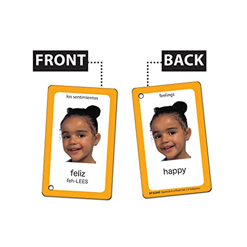 Edupress Spanish Flash Cards Set 2 (EP62343) 1