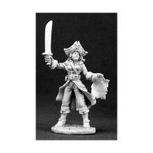 Reaper Miniatures Vandora Waverunner  Pirate #03155 Dark Heaven Unpainted Metal