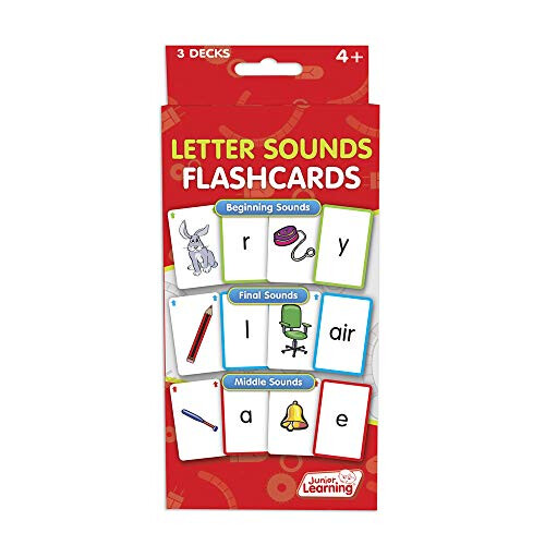 Junior Learning JL202 Letter Sound Flashcards Medium 1