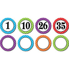 Polka Dot-nummers Magnetische accenten