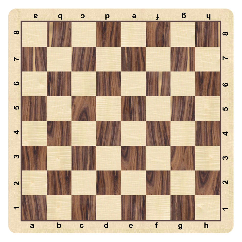 WE Games Mousepad Chess Board 20 in. with Wenge Wood Grain Design - Premium Tournament Chess Mat  Perfect Travel Chess Board for Adults-image-OPC-PGC7QNT-NEW