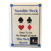 London Magic Works Invisible Deck Plus 25 Tricks; Become an Expert Magician Today! (Blue)