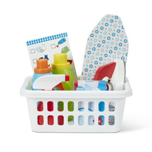 Melissa & Doug Melissa & Doug Set da Gioco per Lavanderia con Ferro da Stiro e Accessori (14 Pz)