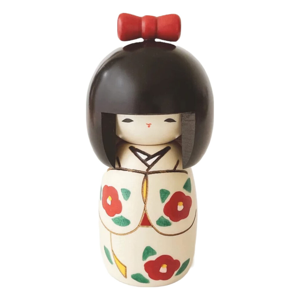 Usaburo Moderne Japanse Kokeshi Pop (Yorokobi - Joy) Gemaakt In Japan Verzamelfiguren Traditioneel Handwerk Meisje In Kimono-image