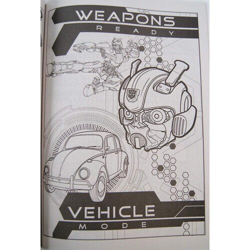 Coloring e Attività Transformers Bumblebee - 80 Pagine 1