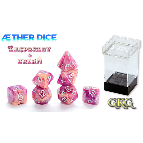 Gate Keeper Games & Dice Gatekeeper -spil Aether Dice Rasberry og Cream Multi 1
