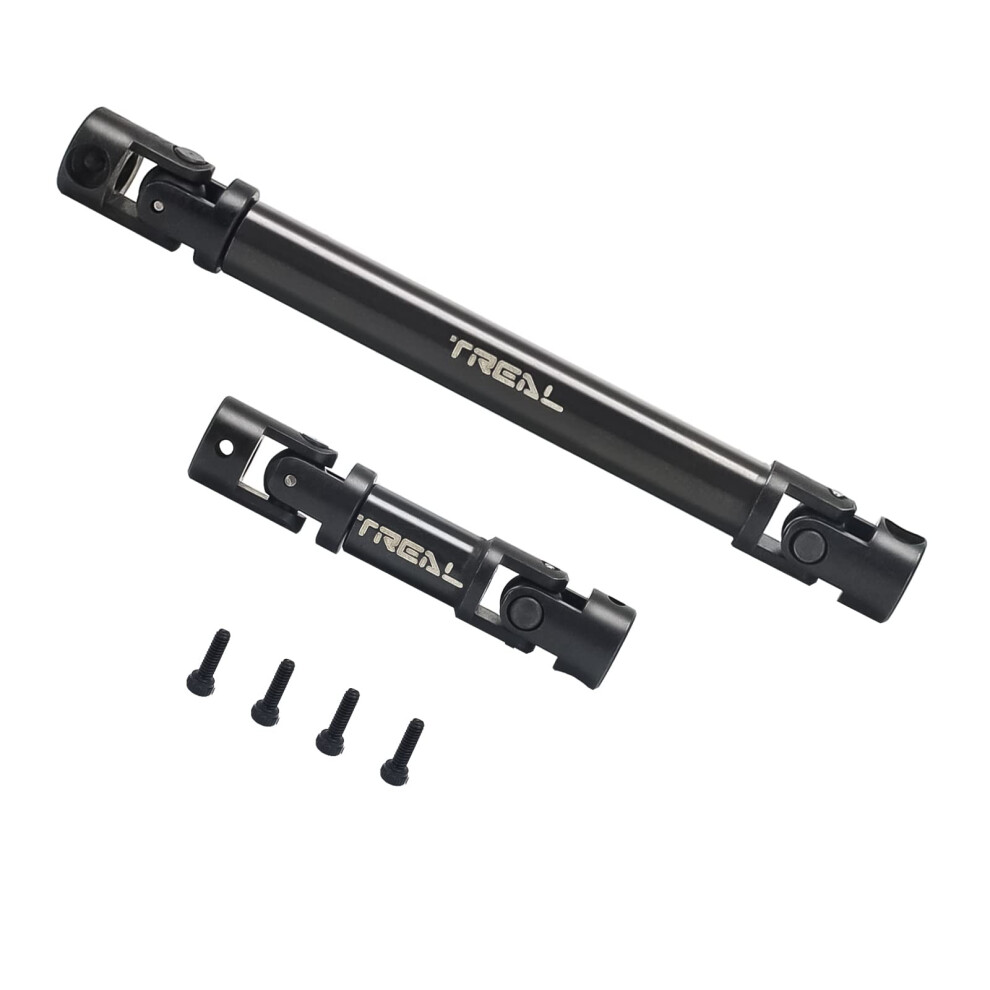 Treal Scx24 Harden Steel Driveshaft For Scx24 Deadbolt Betty 1/24 Rc Crawler 736091869911
