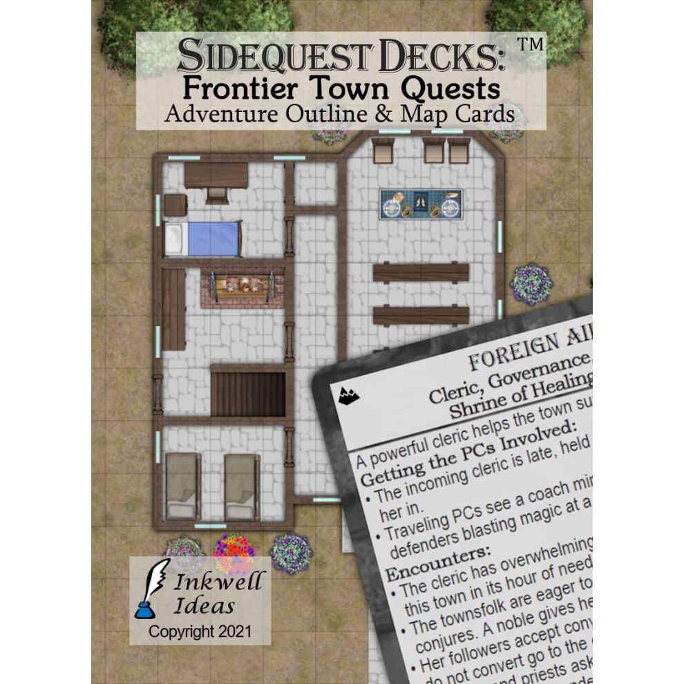 Idee N Voor Inkwell Sidequest Decks: Frontier Town Quests-image