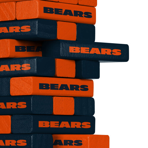 FOCO unisex e??????? NFL Team Logo Stackable Blocks Game Team Color 9-208 US 2