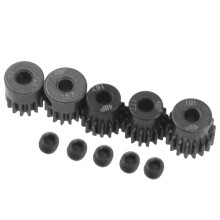 Vgoohobby Steel 48 Pitch Pinion Gear Set 3.175mm Shaft 14T 15T 16T 17T 18T Motor Gears Compatible with Tamiya Kyosho RedCat Losi Axial Traxxas 1/10 RC