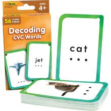 Dekodowanie CVC Words Flash Cards
