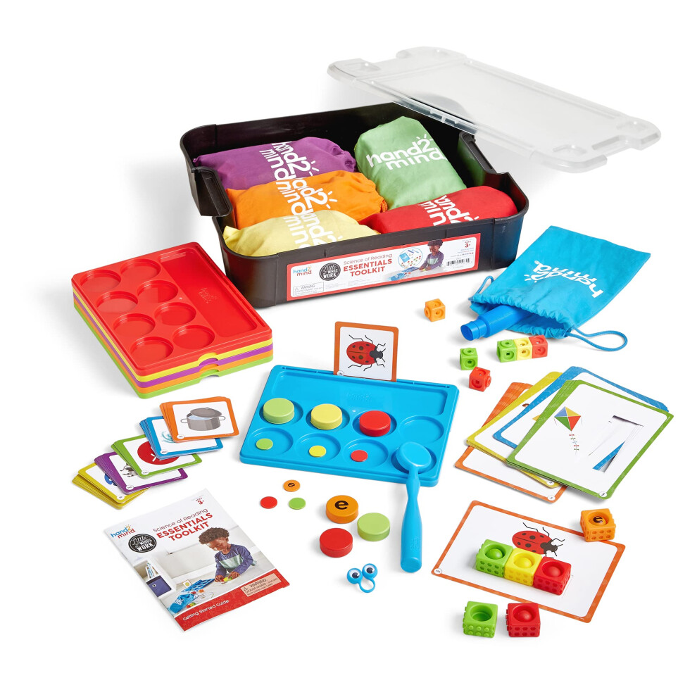 Photos - Creativity Set / Science Kit hand2mind Little Minds at Work Science of Reading Essentials Toolkit by Tara West Decodable Reading Manipulatives Elkonin Bo
