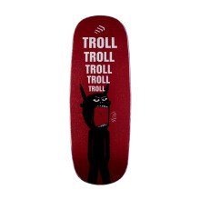 NOAHWOOD Fingerboards Deck (12.0 Short Nose Short Tail) Finger Skateboarding Deck (alleen Deck, geen Truck, geen Wiel) (Troll)