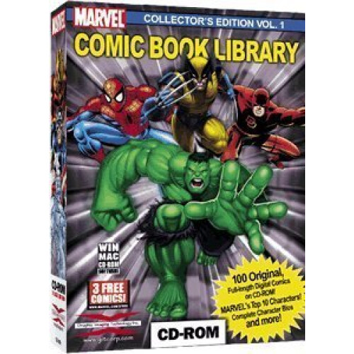 Git Comic Book Library CD-ROM Collection Corporation