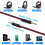 Wigearss Replacement Cord for As TRO A10 A30 A40 A50 Headset Durable Braided Cable with Volume Control and Inline Mute Function 2M 6.5Ft Compatible w 3