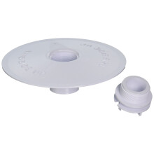 Pentair 506161 witte vacu?plaatconstructie, vervanging voor Bermuda-skimmer voor zwembad en spa