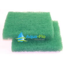 Aqua Flo 12""""x 12""""x 2"""" (2 ks) - zelen hrub filtracn rolka pre filtre a odpenovace v jazierku s koi kaprami, vodop doch