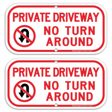 (2 Packung) Private Auffahrt ohne Drehschild Private Auffahrtschild reflektierend .40 rostfreies Aluminium 12 x 6 Zoll UV geschtzt wetterfeste w