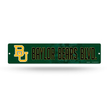 Rico Industries NCAA Baylor Bears 16-tommer Plastic Street Sign Decor Green 3,75 x 16-tommer