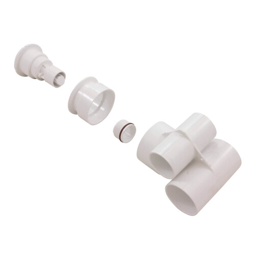 Waterway Poly Storm Jet Tee Body Assembly White 229-1110 1