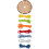 Goki 58484 Strickscheibe,    7 cm, Holz, 7 F  den, bunt 2