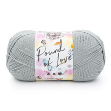 Lion Brand Yarn Pound of Love, große Wolle für Stricken und Häkeln, Craft-Garn, Sleet