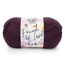 Lion Brand Yarn Pound of Love, Wertgarn, großes Garn für Stricken und Häkeln, Craft Garn, Huckleberry