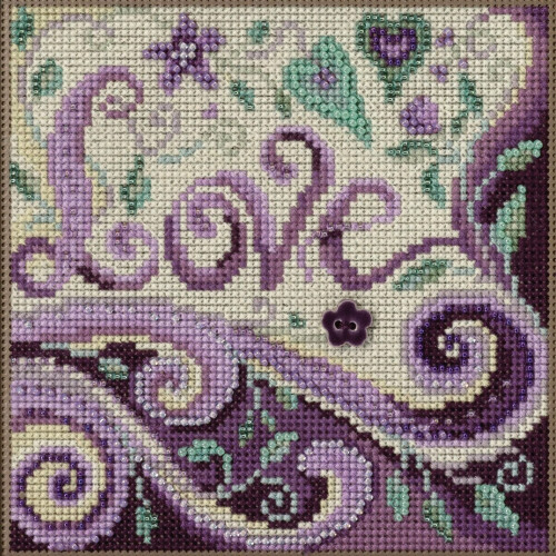 Mill Hill Αγάπη Σαπούνι Beaded Counted Cross Stitch Kit Κουμπιά & Χάντρες 2023