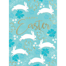 Happy Easter Bunny Bliss! Contemporary Easter Greeting Card