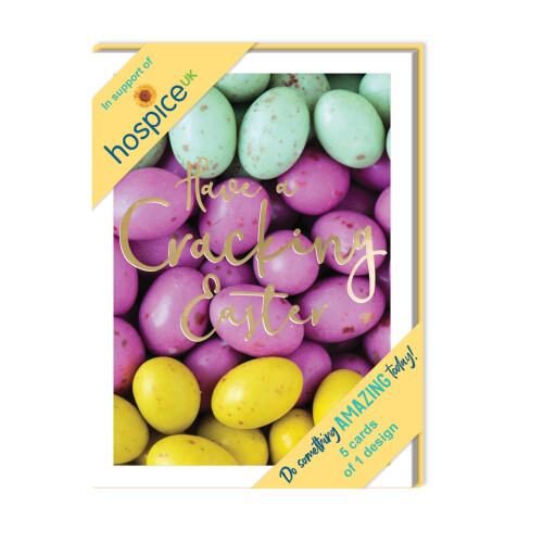 Pack of 5 Have A Cracking Easter Hospice UK Charity Easter Cards 2