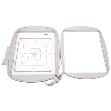 SewTech Do All Quilter's Hoop 150x150mm (6""""x6"") Viking Designer Ruby Deluxe Platinum PFAFF kreatv egyenrtku alkatrsz #920115096 820889096