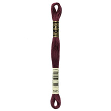 Bumbac de broderie cu 6 fire DMC 8.7yd-Dark Mauve