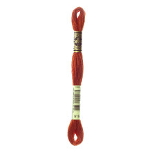 DMC 6-streng broderi bomuld 8.7yd-r?dt kobber