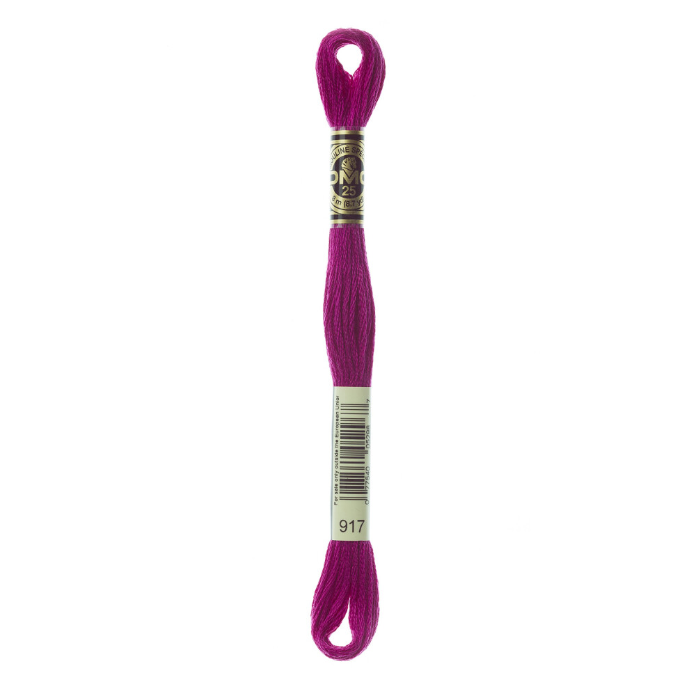 Bulk Buy: DMC Thread Six Strand Embroidery Cotton 8.7 Yards Medium Plum 117-917 (12-Pack)