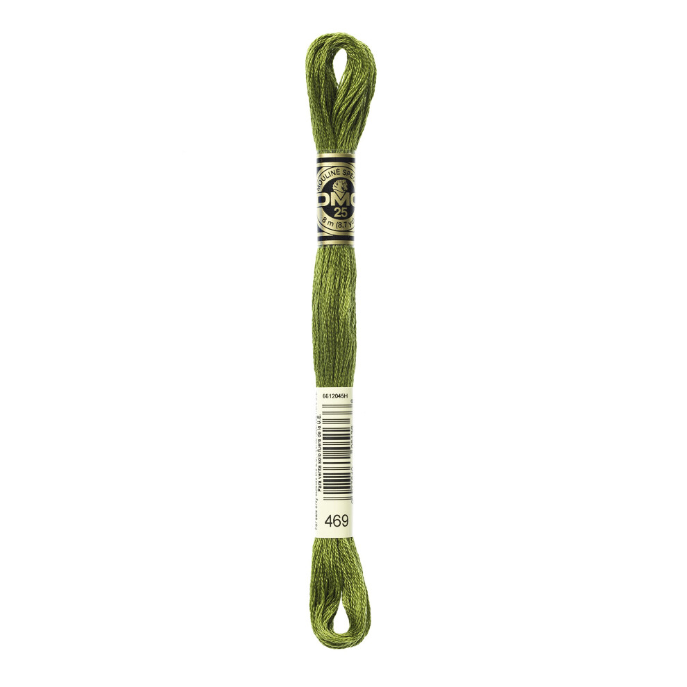 Bulk Buy: DMC Thread Six Strand Embroidery Cotton 8.7 Yards Avocado Green 117-469 (12-Pack)