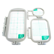 3-Piece Embroidery Hoop Set for Brother SE400 SE425 SE600 SE625 PE525 LB6800PRW Embroidery Machines