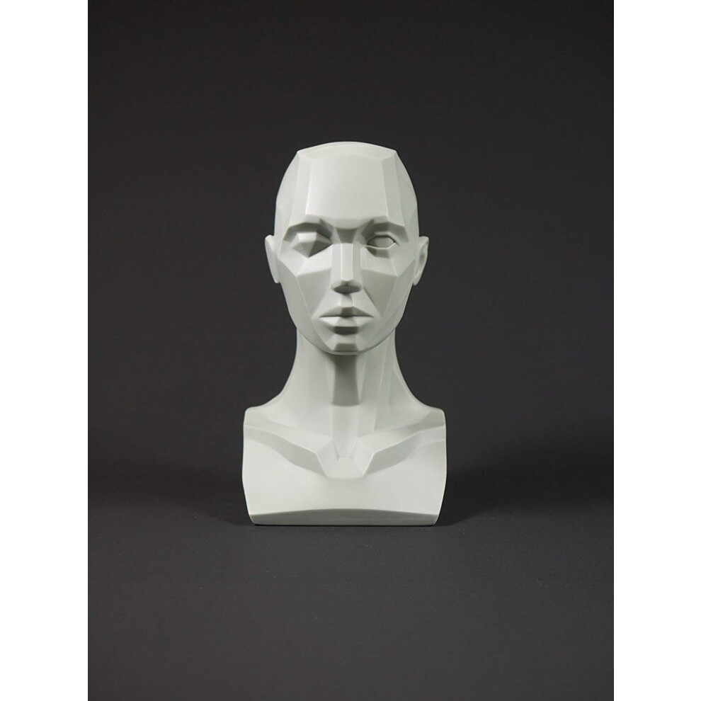 Female planar Bust: 6.4 inch Tall Head Sculpt