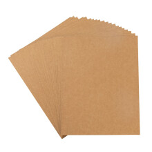 20 vellen gekleurd dik papier karton blanco voor doe-het-zelf ambachten kaarten maken uitnodigingen plakboekbenodigdheden (bruin kraftpapier 8,5 x 11