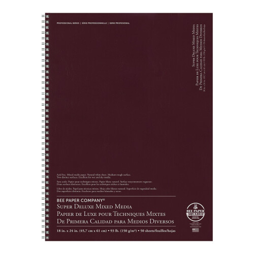 ABEA PAPELA COMPANY BEE-808S60-1824 PAPEL DE DESENHO DE DELUXE AFDELUXE de 18 polegadas de 18 polegadas de 18 polegadas x 24 polegadas de 50 pole