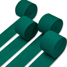 PartyWoo Cr?epapier-streamers 4 rollen 328ft pak cr?epapier blauwachtig groen Party Streamers cr?epapier voor verjaardagsdecoraties Feestdecoraties B