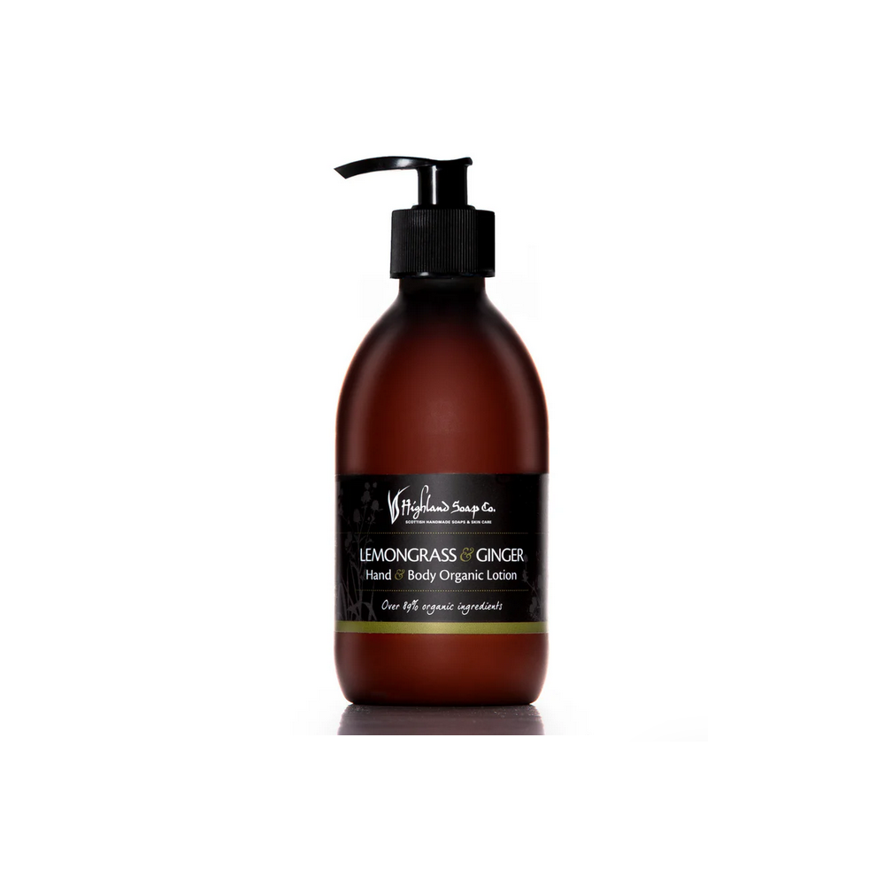 The Highland Soap Company Highland Soap Co Scottish Lemongrass And Ginger Organic Hand And Body Lotion