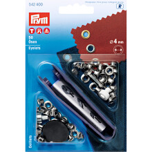 Mosadzn    ock    Prym, strieborn   , 4 mm