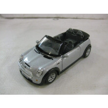 Mini Cooper S Cabriolet grise moul e sous pression l' chelle 1:28 par Kinsmart