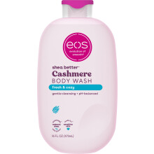 eos Shea Better Cashmere Duschgel, Fresh & Cozy, Feuchtigkeitsspendend, pH-ausgewogene Formel